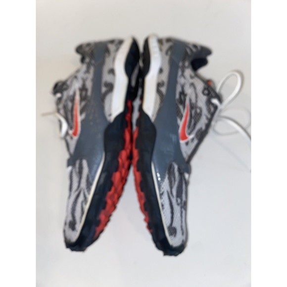 Nike Jana Star Waffle Track Shoes Womens 7.5 Gray 314580-081 Red White Used - Picture 4 of 9